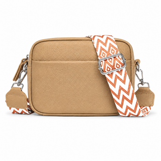 Émilienne – Shoulder Bag with Patterned Strap