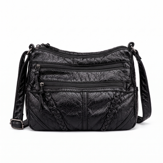 Gloria – Elegant Braided Detail Crossbody Bag