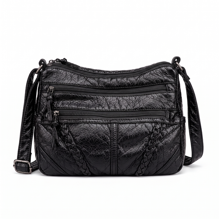 Gloria – Elegant Braided Detail Crossbody Bag